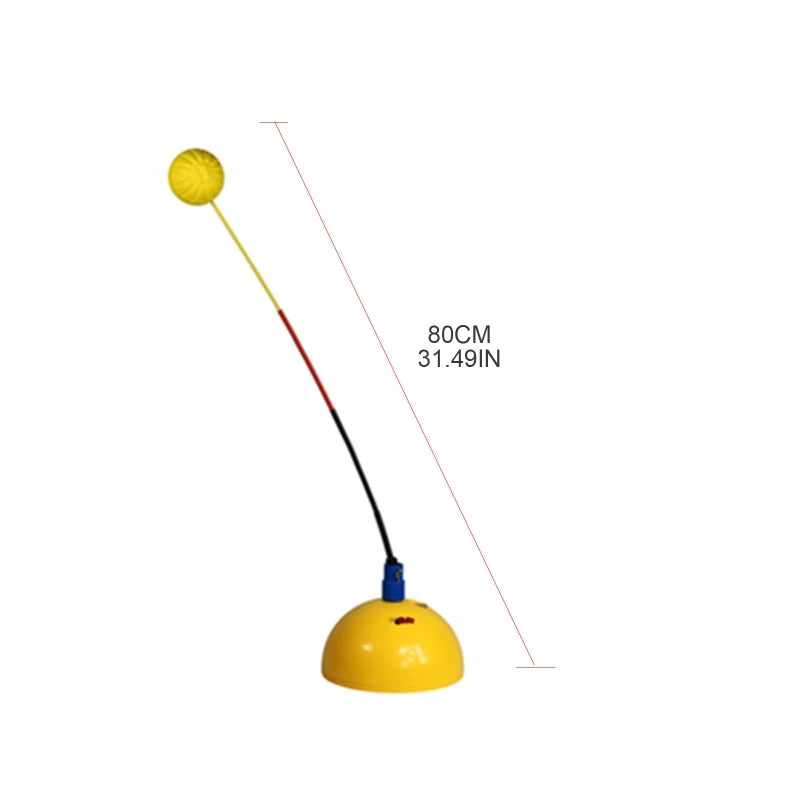 Professional Tennis Ball Trainer Tennis Swing Portable Practice Training Tool Improve Skills Rebound Player with Trainer Baseboa