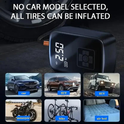 Rechargeable Wireless Car Air Pump Electric Tire Inflator Pump for Motorcycle Bicycle Boat AUTO Tyre Balls Inflatable