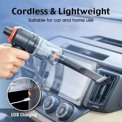 2 IN 1 Handheld Car Vacuum Cleaner, 9000Pa Vacuum Cleaner and Air Duster, High Power Portable Vacuum for Car, Home, Office, Pet