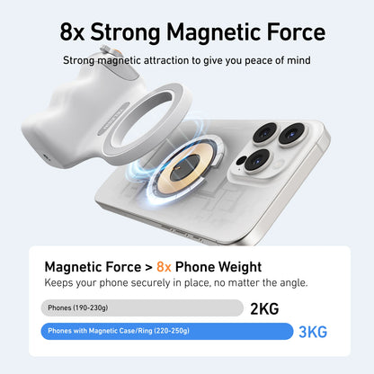 Magnetic Phone Camera Hand Grip with Remote Control