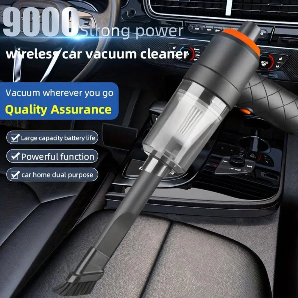 2 IN 1 Handheld Car Vacuum Cleaner, 9000Pa Vacuum Cleaner and Air Duster, High Power Portable Vacuum for Car, Home, Office, Pet