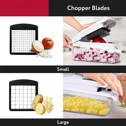 Professional-grade vegetable chopper