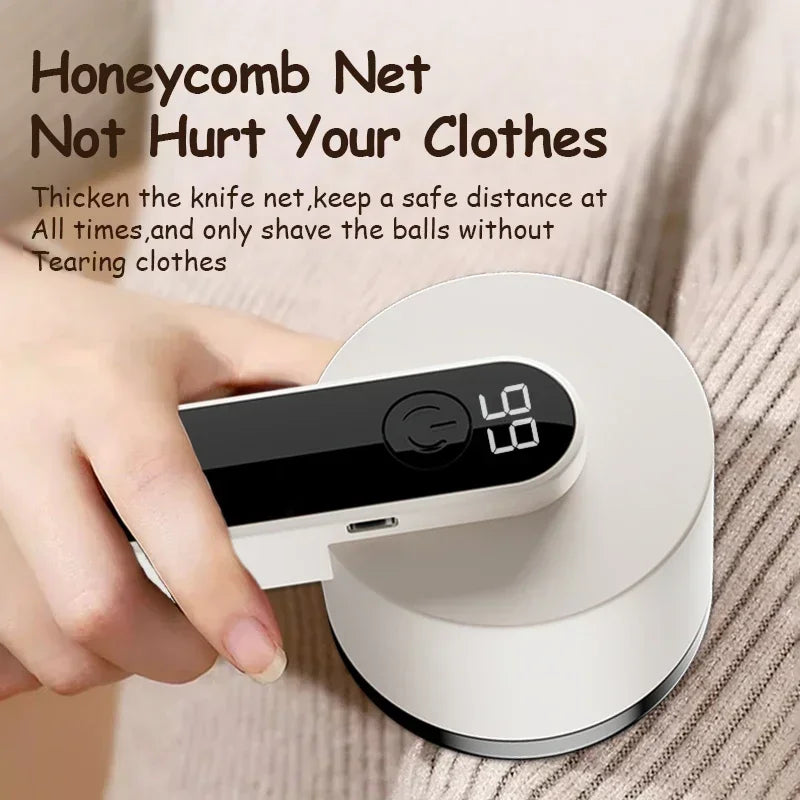 Lint Remover Electric Hairball Trimmer Smart LED Digital Display Fabric shaver USB Charging Portable Professional Fast Household