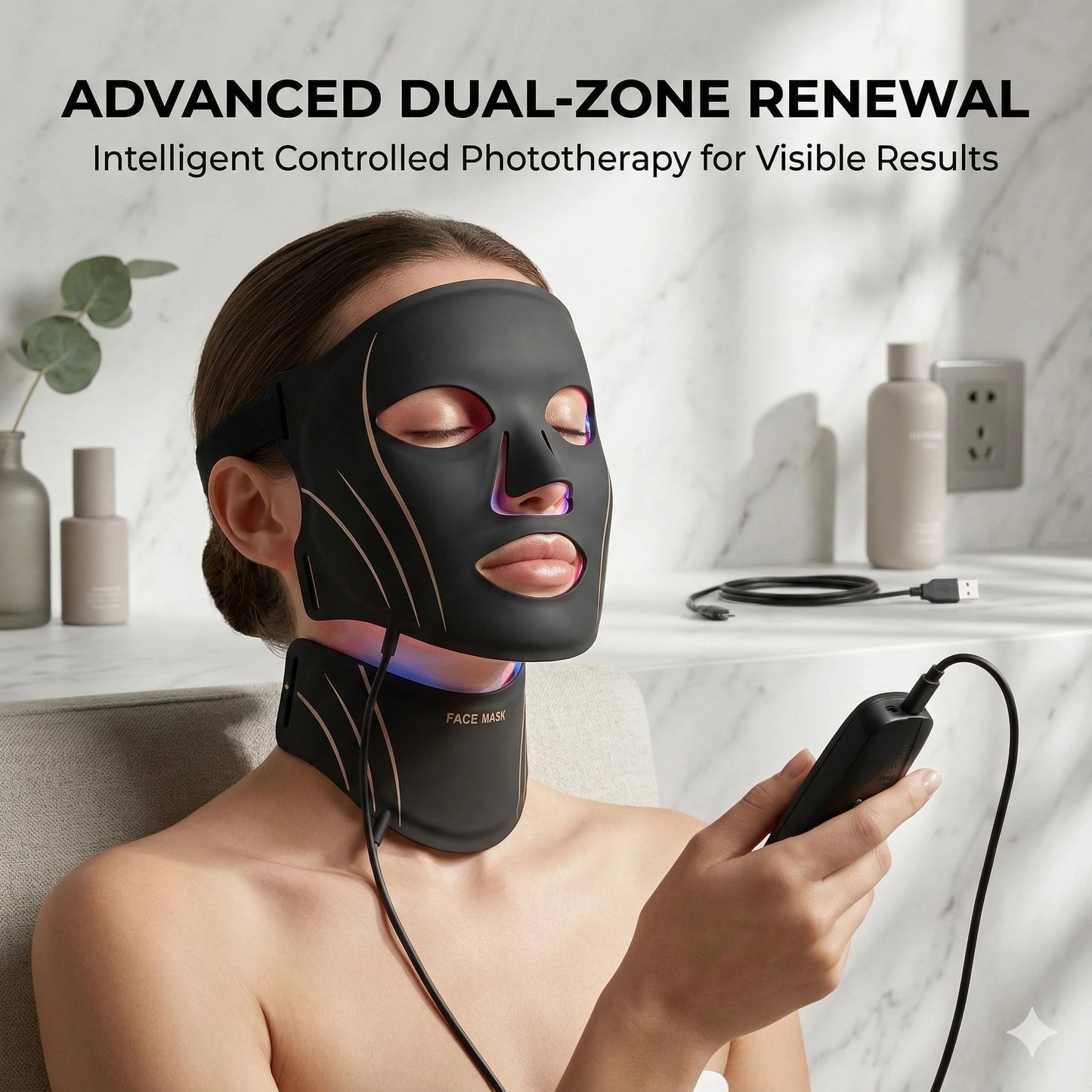 LED Red Light Therapy Face Mask