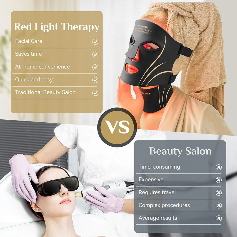 Red Light Therapy Facial Beauty Device