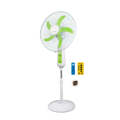 Multifunctional Luxury Home Modern 16 18 Inch Solar Fan Rechargeable Battery Ac Dc Stand Fan High Quality Low Price