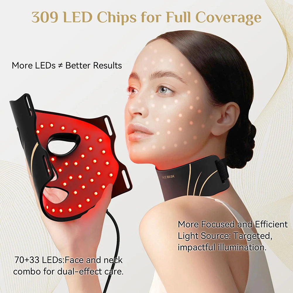 Red Light Therapy Facial Beauty Device