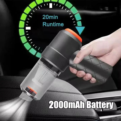 2 IN 1 Handheld Car Vacuum Cleaner, 9000Pa Vacuum Cleaner and Air Duster, High Power Portable Vacuum for Car, Home, Office, Pet