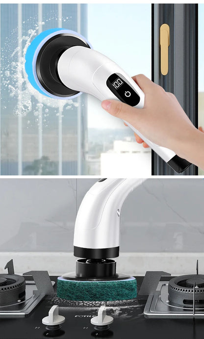 Household Cordless Multipurpose Spin Scrubber