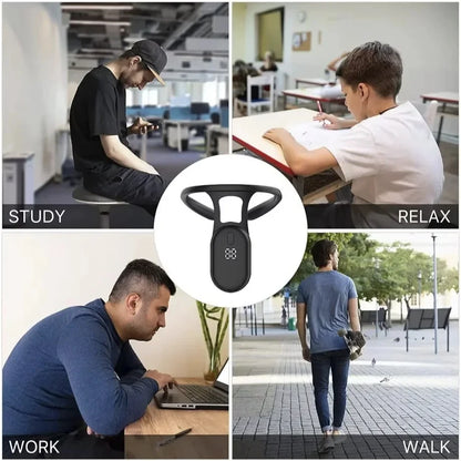 Smart Micro-Vibration Posture Reminder Device – Spinal Alignment Tool with Real-Time Alert for Adults & Kids