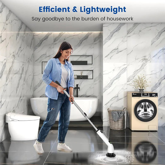 Household Cordless Multipurpose Spin Scrubber