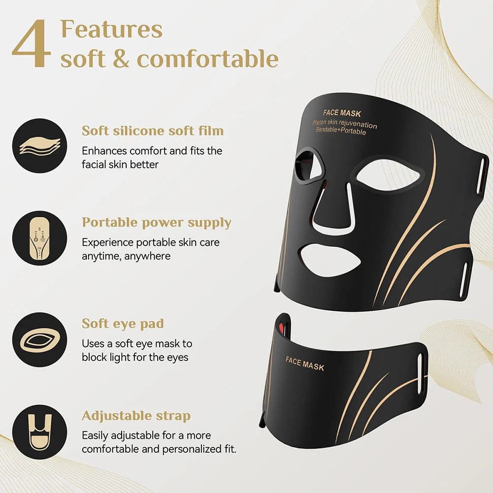 Red Light Therapy Facial Beauty Device