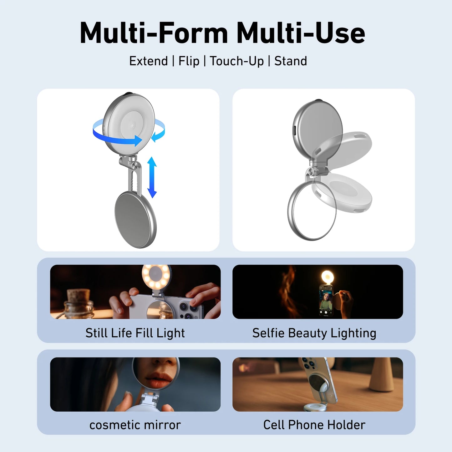 Magnetic Phone Camera Hand Grip with Remote Control