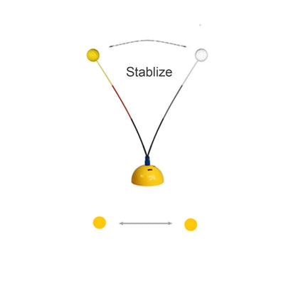 Professional Tennis Ball Trainer Tennis Swing Portable Practice Training Tool Improve Skills Rebound Player with Trainer Baseboa