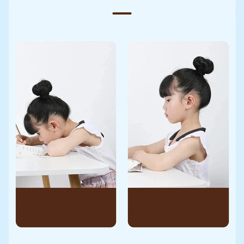 Smart Posture Corrector Miicro Vibration Posture Training Reminder Sensor Back Posture Neck Hump Corrector for Adult Kids