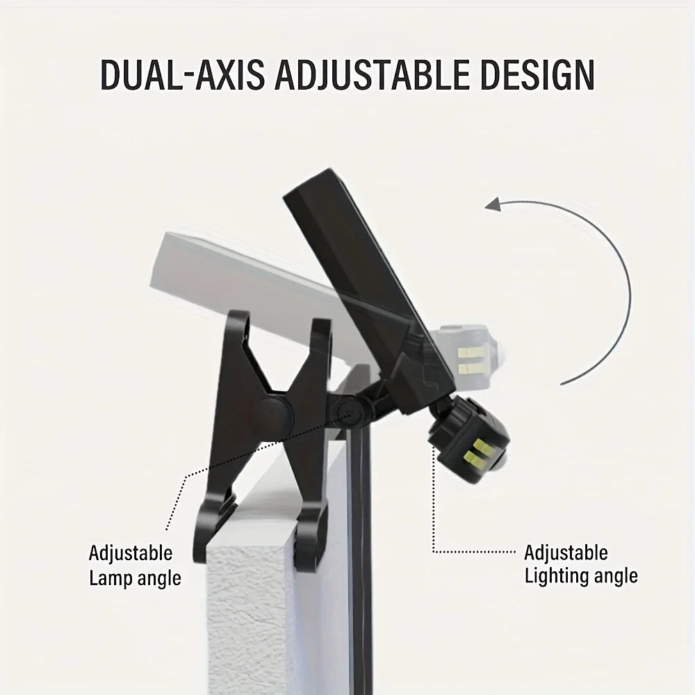 Smart Outdoor Solar Clip Light with Motion Sensor Induction, Adjustable Angle and Power Mode Display