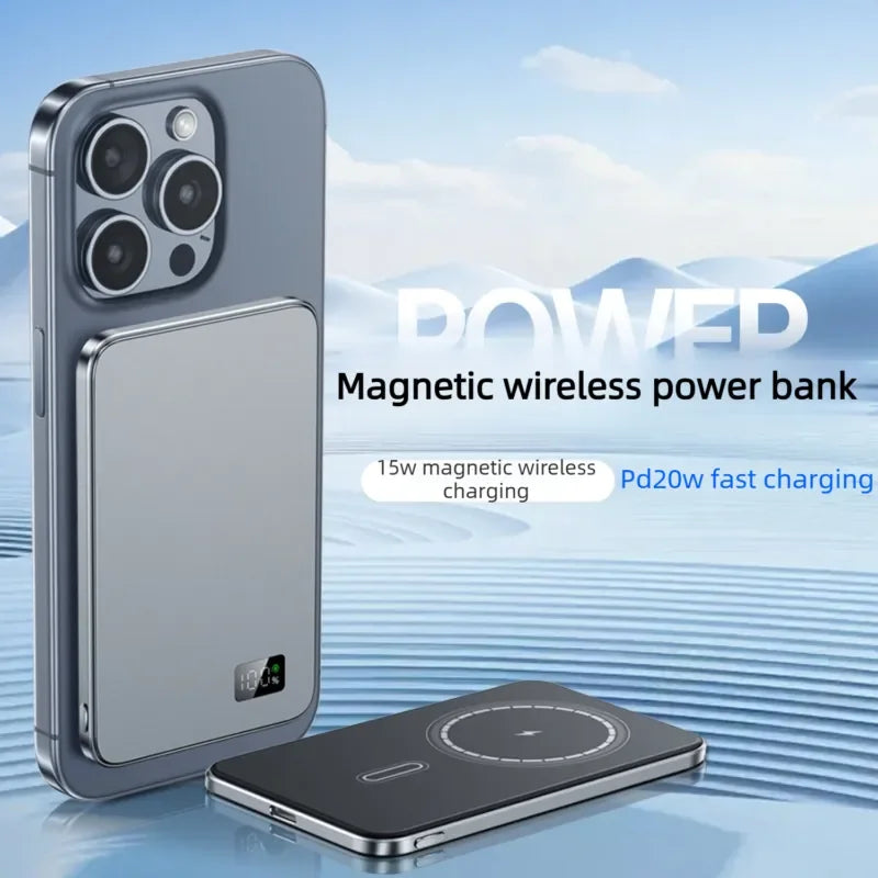 3-in-1 Magnetic Wireless Power Bank