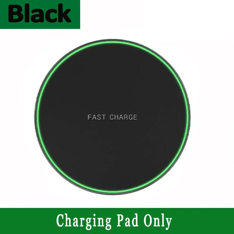 Mini LED Wireless Charger Pad for iPhone & Samsung
