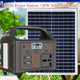 100W 76.8Wh Portable Power Station Solar Generator Outdoor Emergency Mobile 24000mAh LiFePO4 Power Bank For Camping Power LED