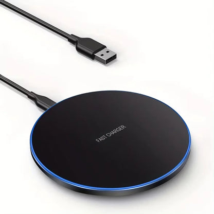 Mini LED Wireless Charger Pad for iPhone & Samsung