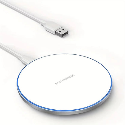 Mini LED Wireless Charger Pad for iPhone & Samsung