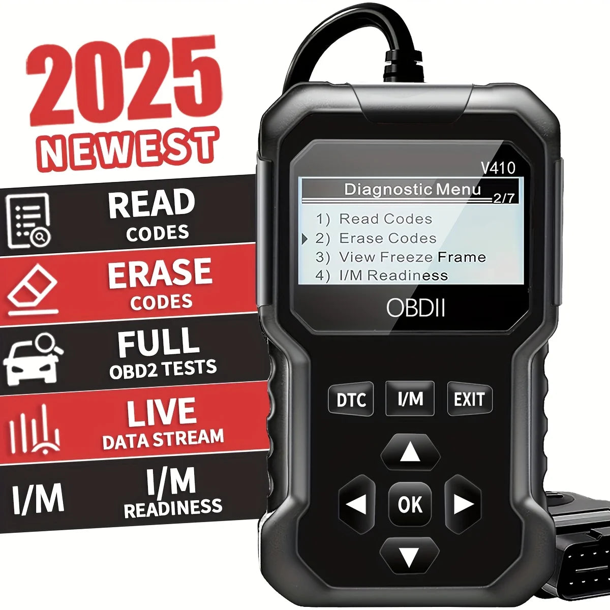 Car Diagnostic Tool – Engine Fault Code Reader