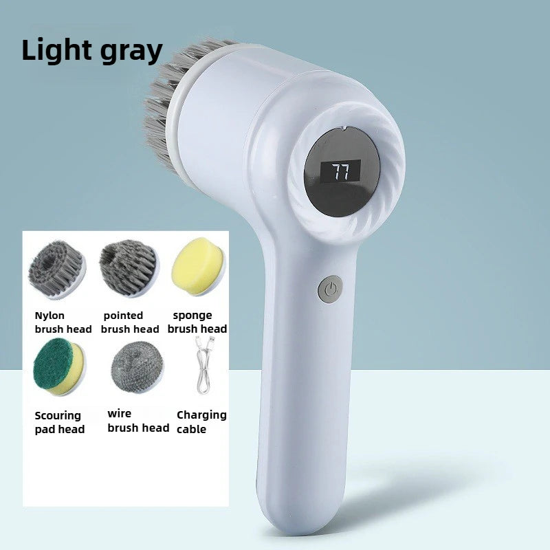 5-in-1 Electric Handheld Rotating Cleaning Brush