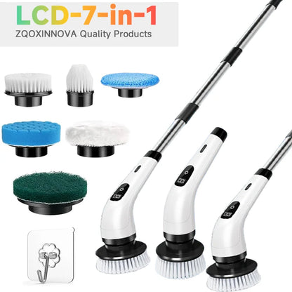 Household Cordless Multipurpose Spin Scrubber
