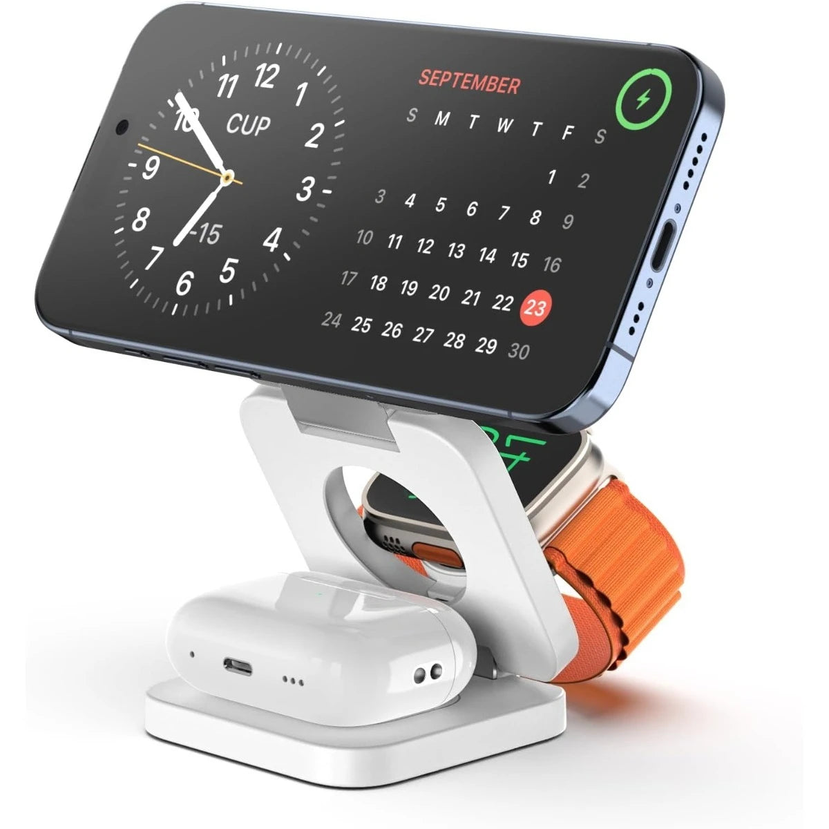 Magnetic Foldable 3 in 1 Charger for iPhone