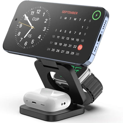 Magnetic Foldable 3 in 1 Charger for iPhone